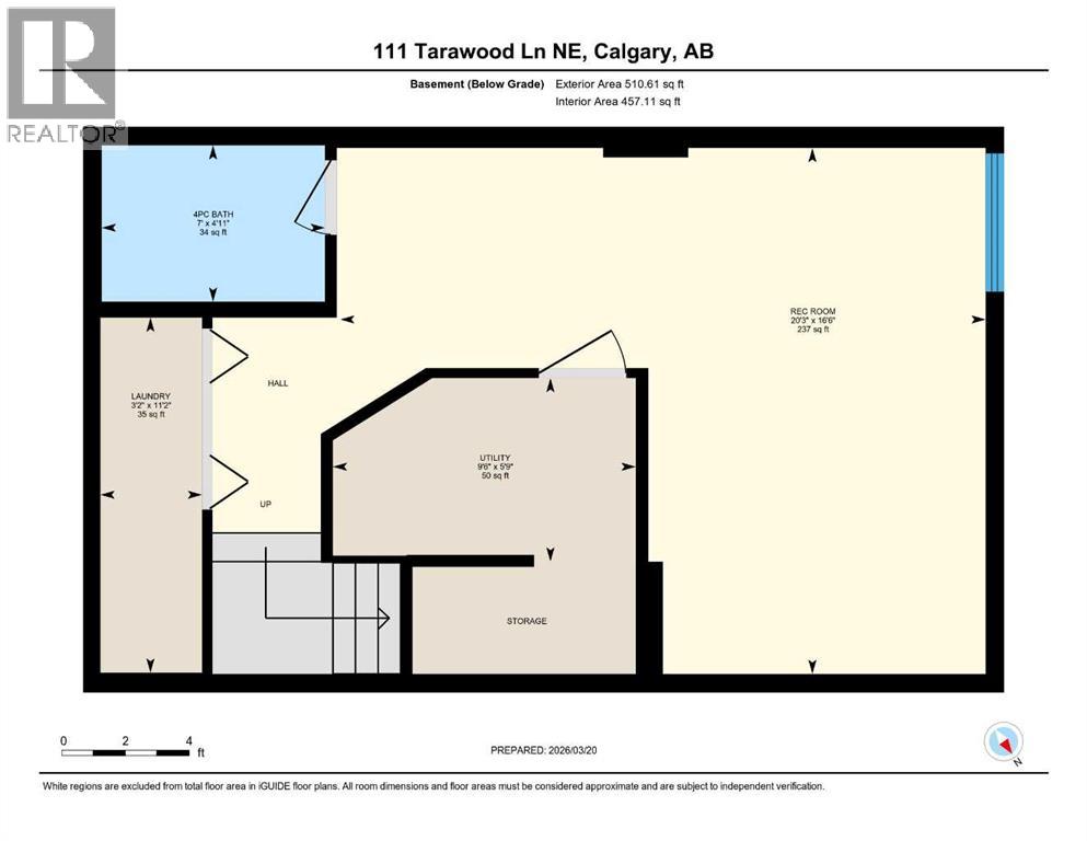Single Family House for Sale in   Tarawood Lane NE Taradale Calgary 