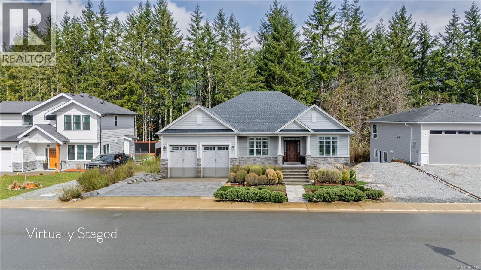 Virtually staged with house