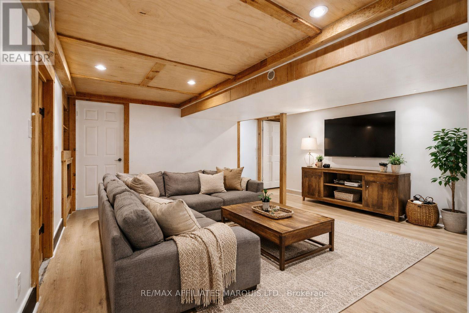 Virtually Staged Rec Room