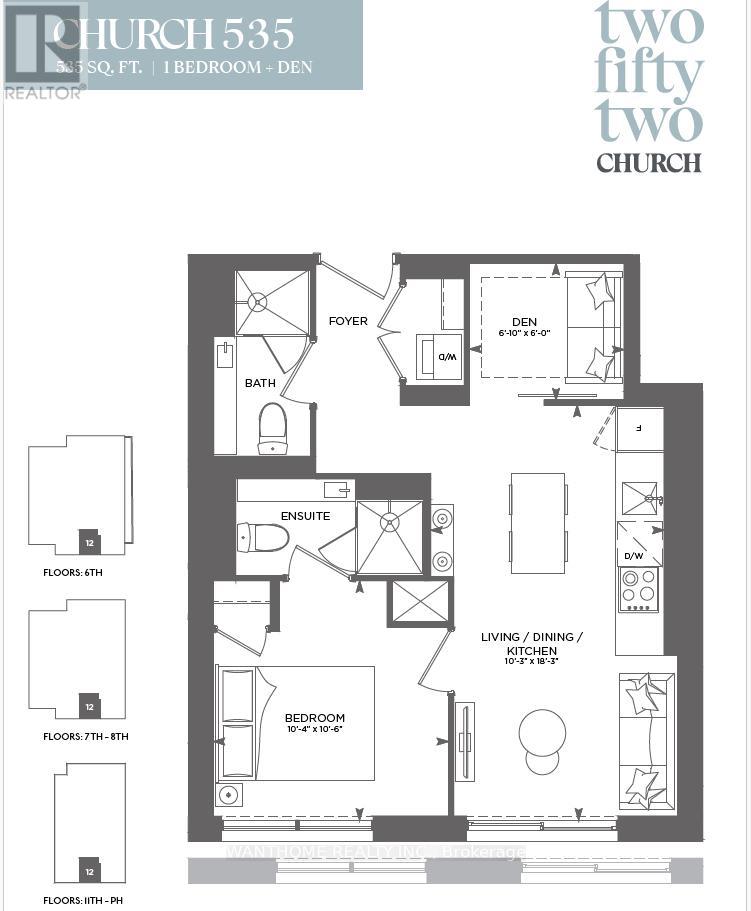 Listing photo of 2112 - 252 CHURCH STREET