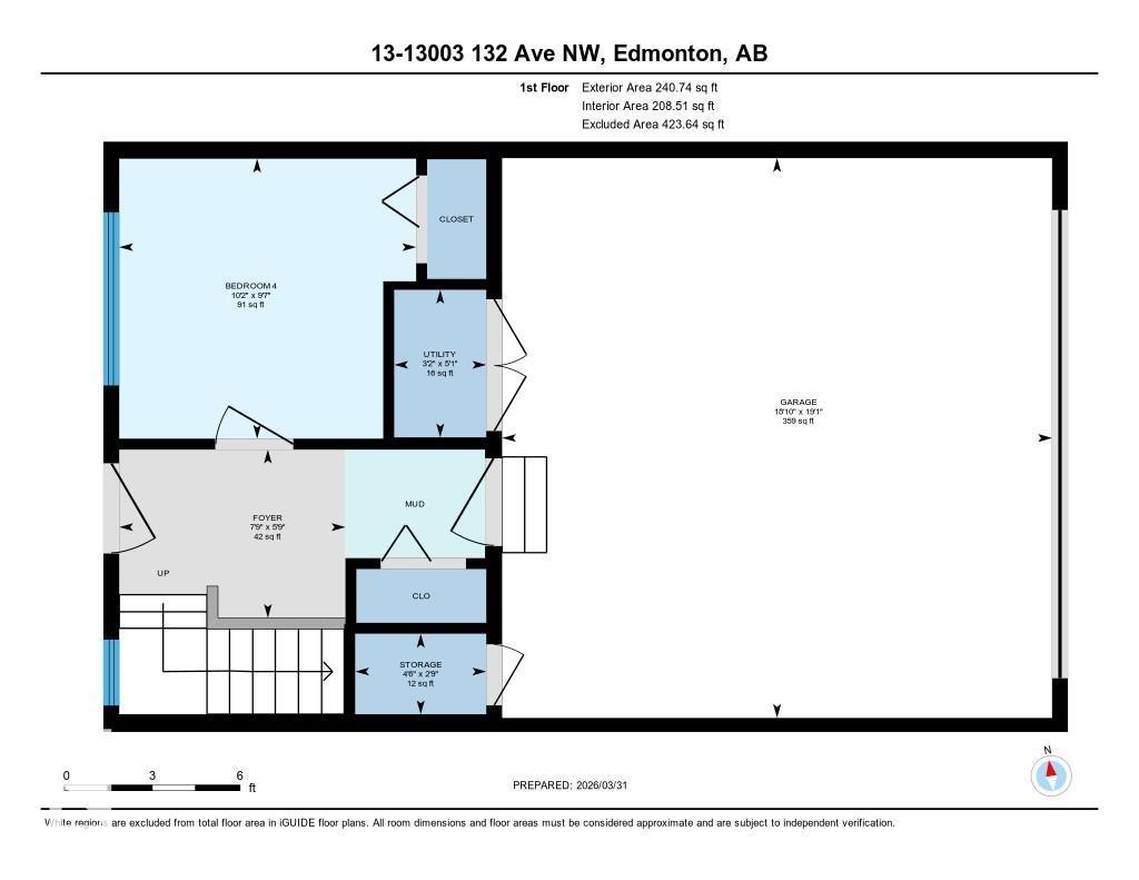 #13 13003 132 AV NW, Edmonton