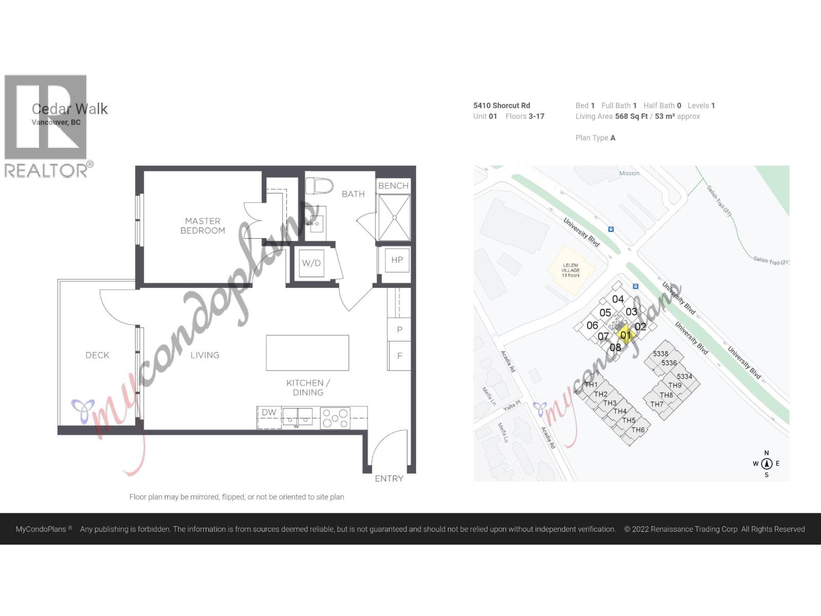1301 5410 SHORTCUT ROAD, Vancouver