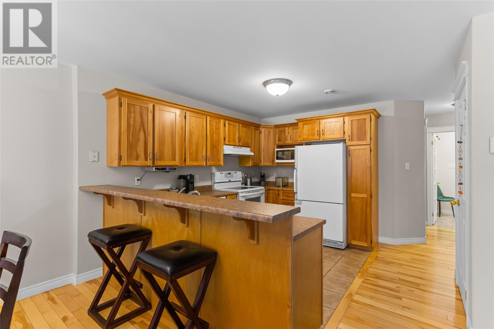 Raised Bar in Kitchen