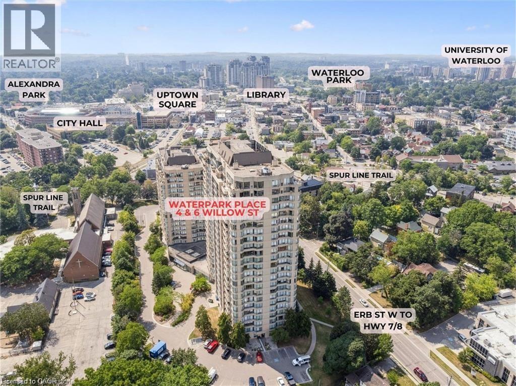 6 WILLOW Street Unit# 2203, Waterloo, Ontario, N2J4S3 — Photo 21