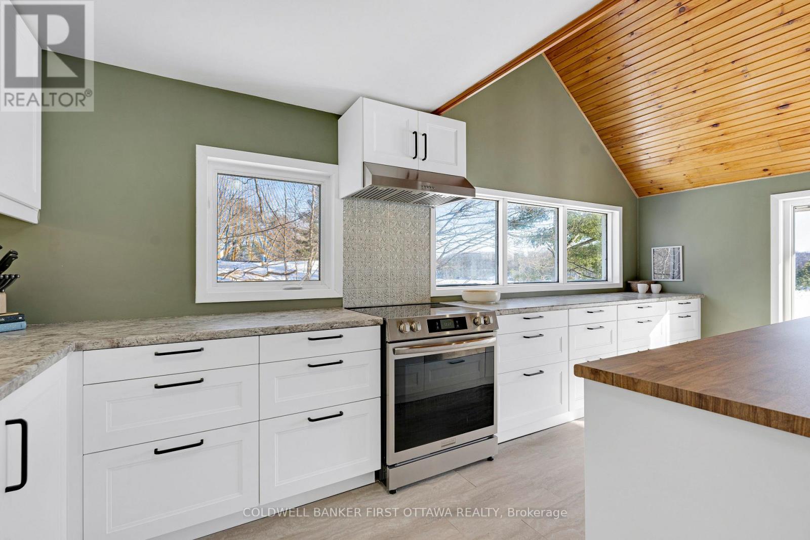 Sleek contemporary lines and decor