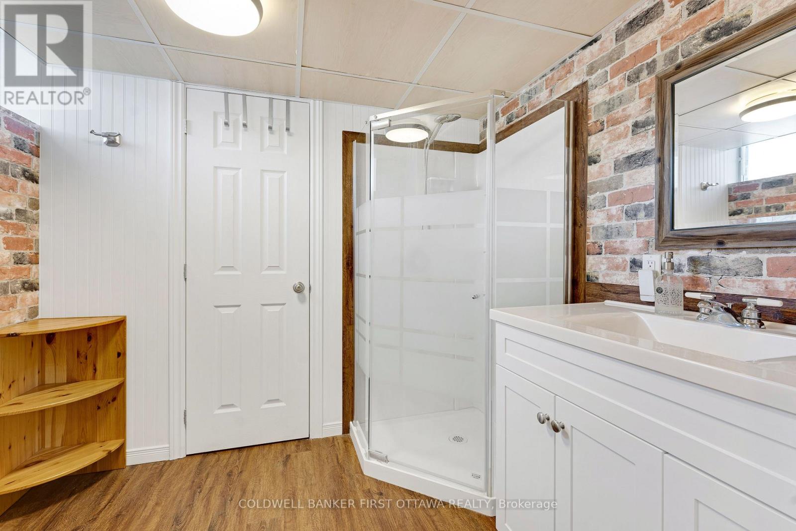 Lower level new 2021 three-piece bathroom