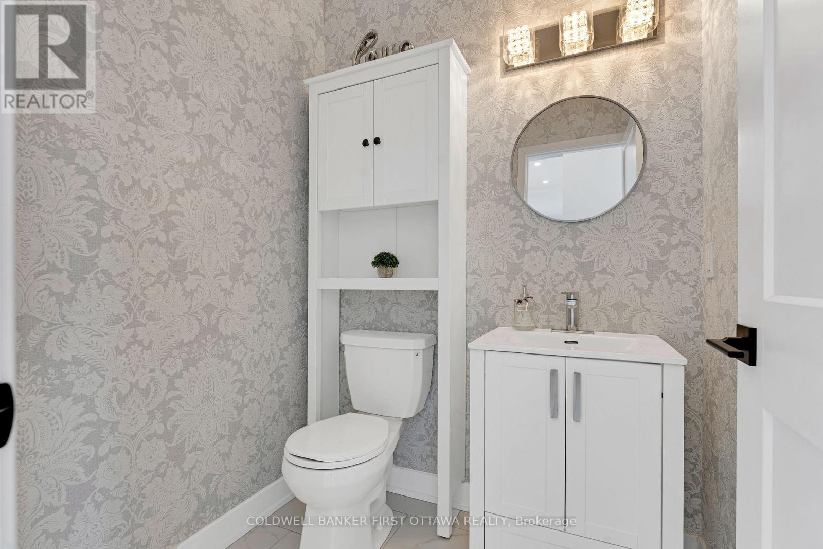 Main floor powder room