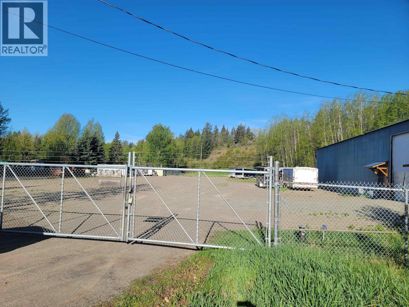Backyard of 3505 PIERREROY ROAD · Prince George, BC