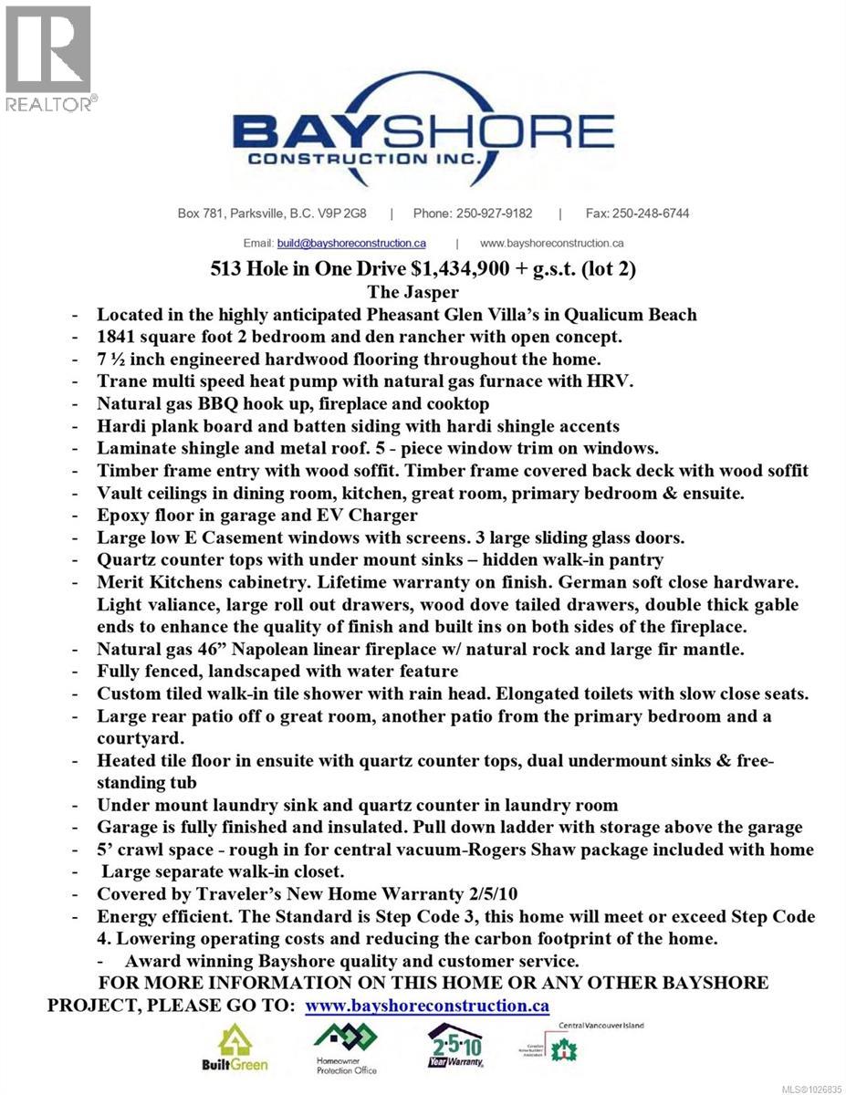 513 Hole-In-One Dr, Qualicum Beach