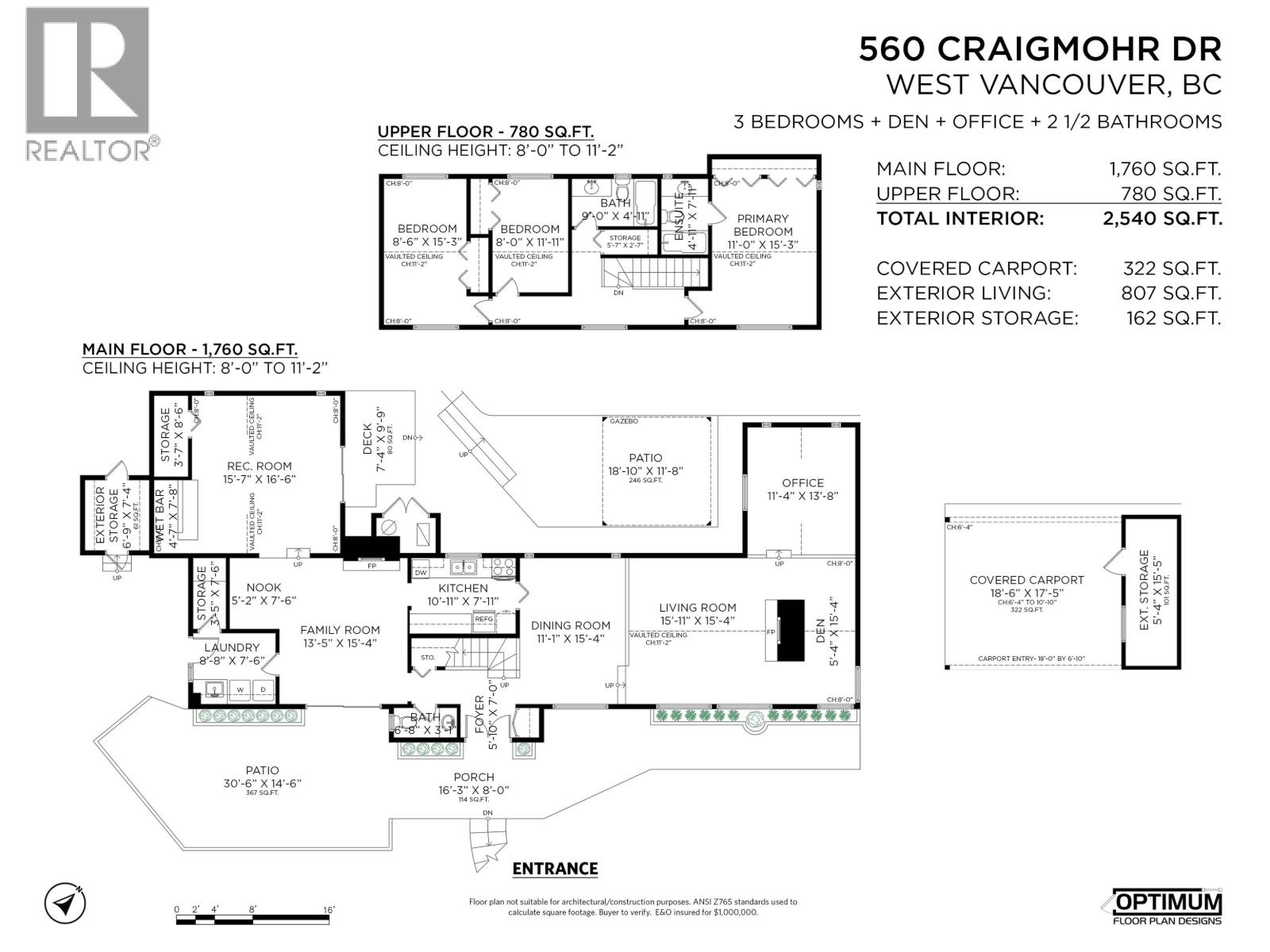 560 CRAIGMOHR DRIVE, West Vancouver