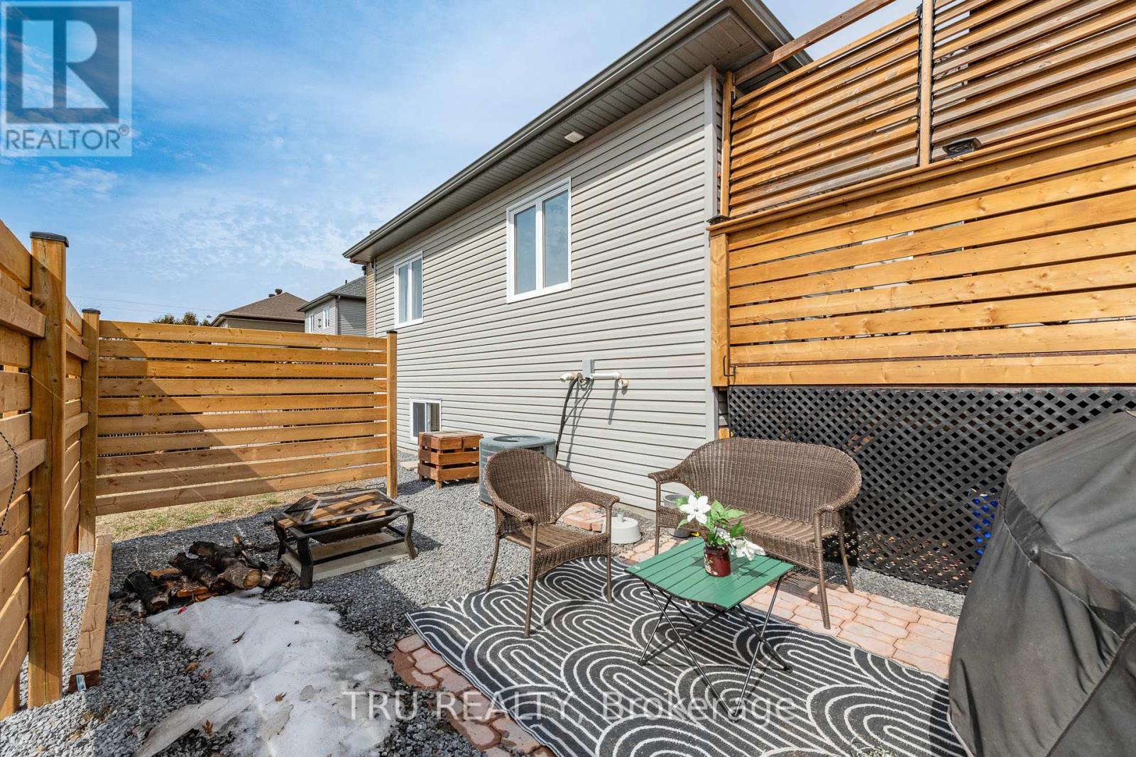 Patio in Backyard