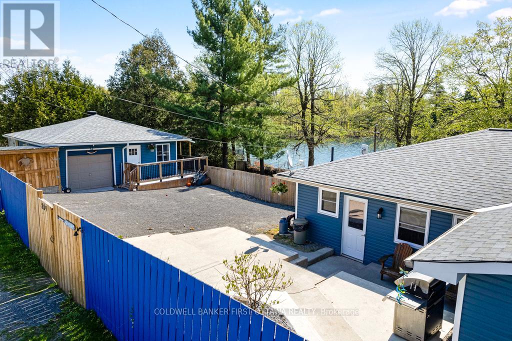 Detached garage with insulated guest bunkie