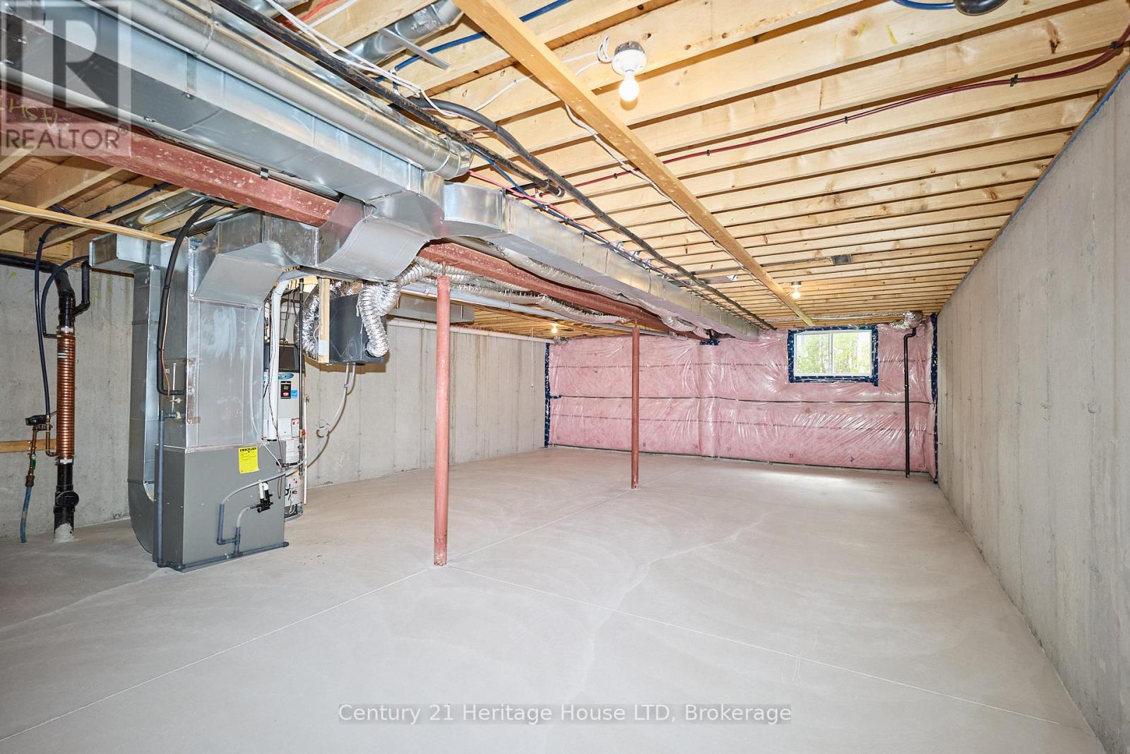 Bsmt with potential for renovations