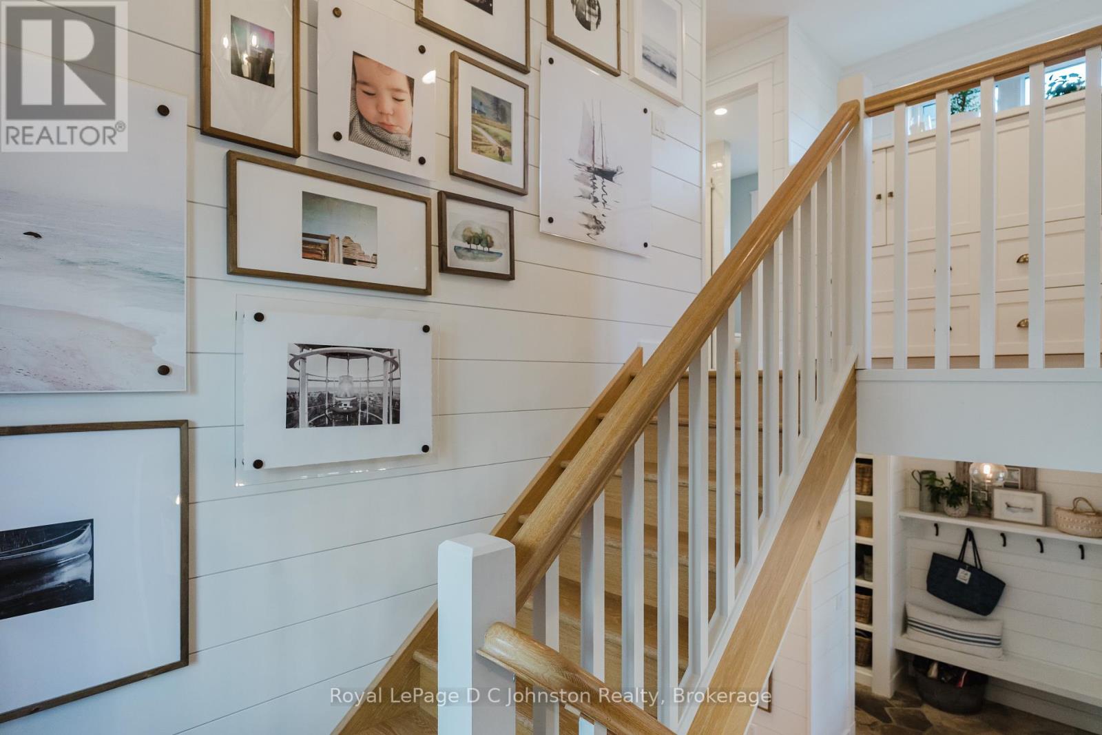 Stairway to upper level