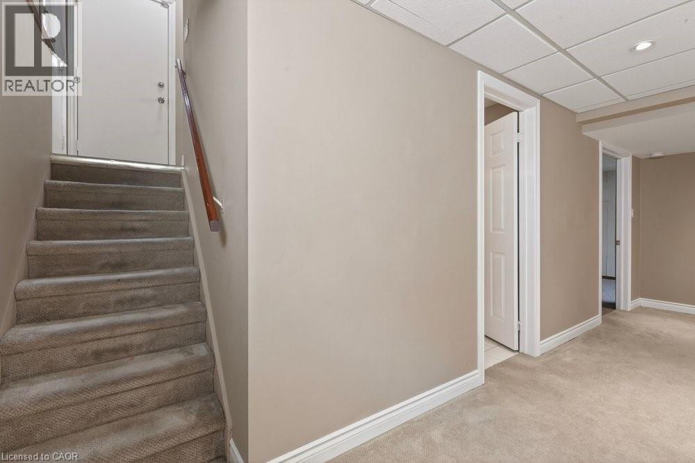 Side door entry plus inside garage entry access to basement