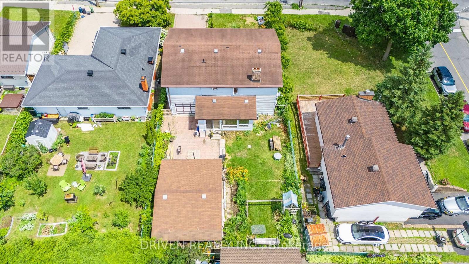 Deep backyard with endless potential.