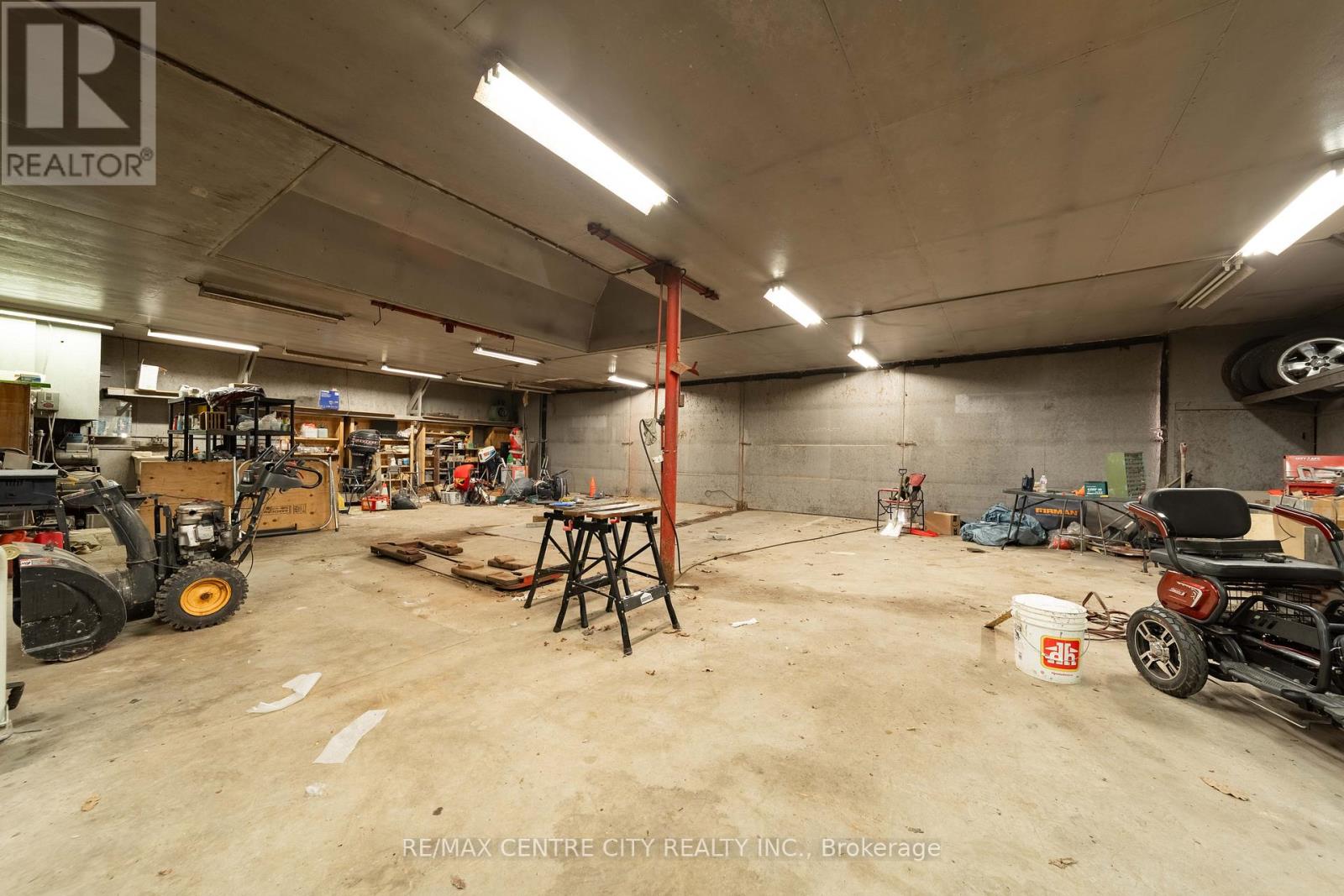 Shop with plumbing and electrical