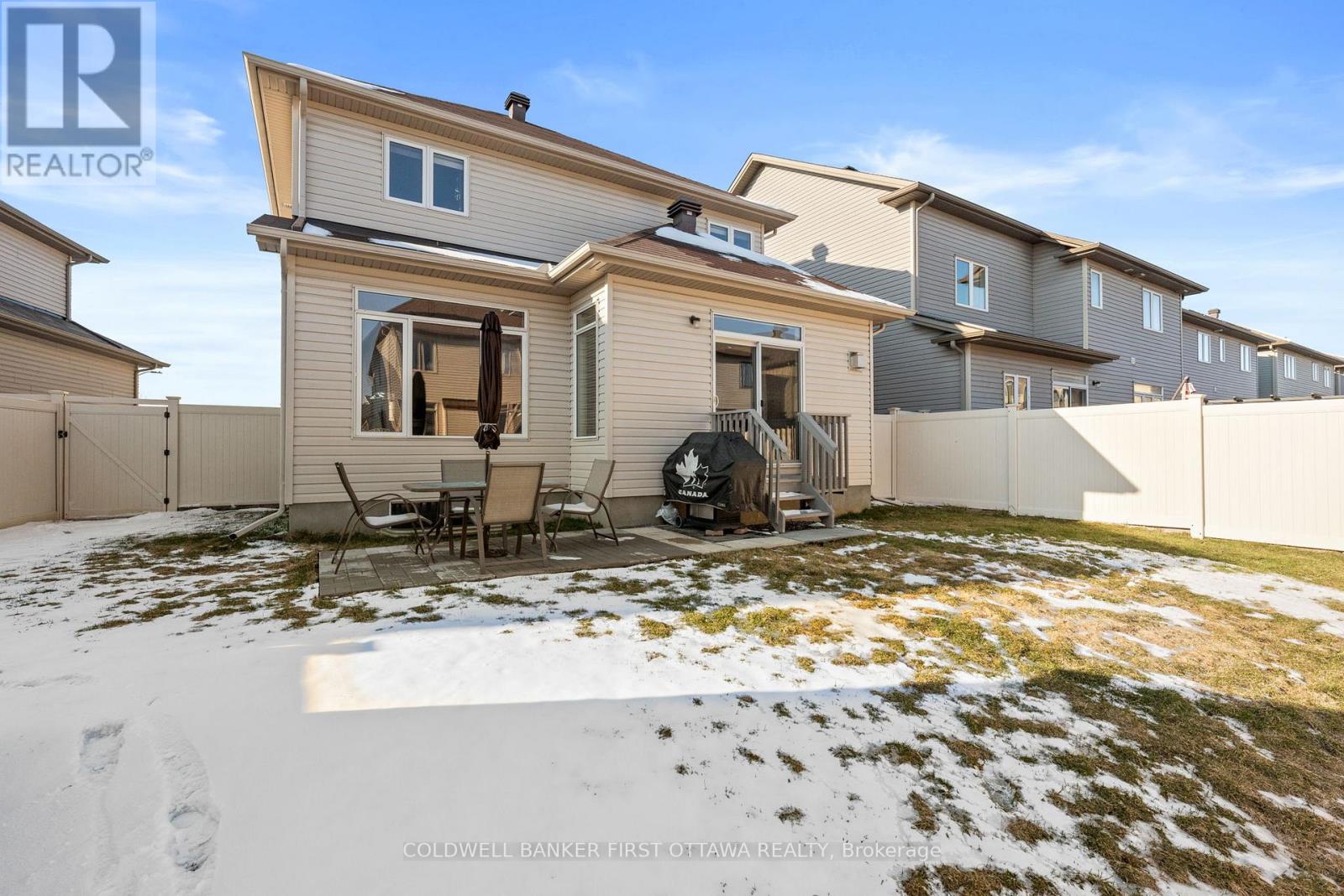 Fully PVC fenced yard & walkout from great room.