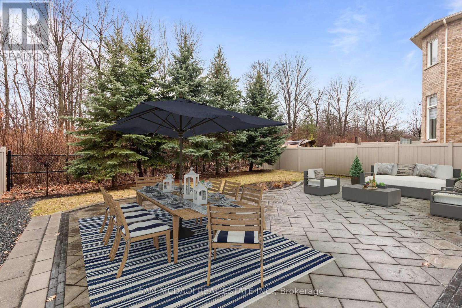 Backyard Furniture Virtually Staged