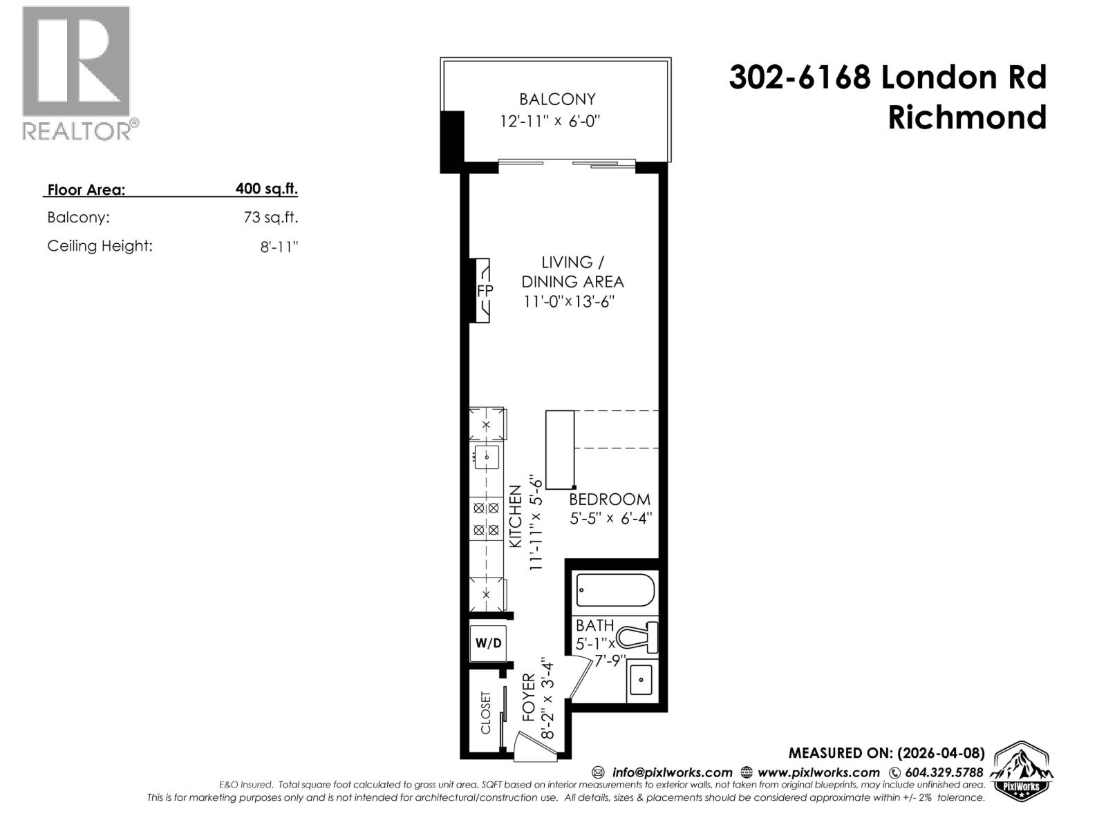 302 6168 LONDON ROAD, Richmond