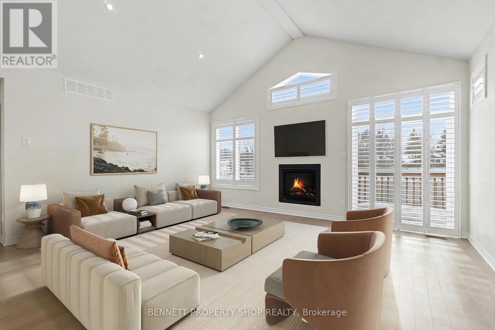 Gorgeous Vaulted Ceilings! Digitally Enhanced