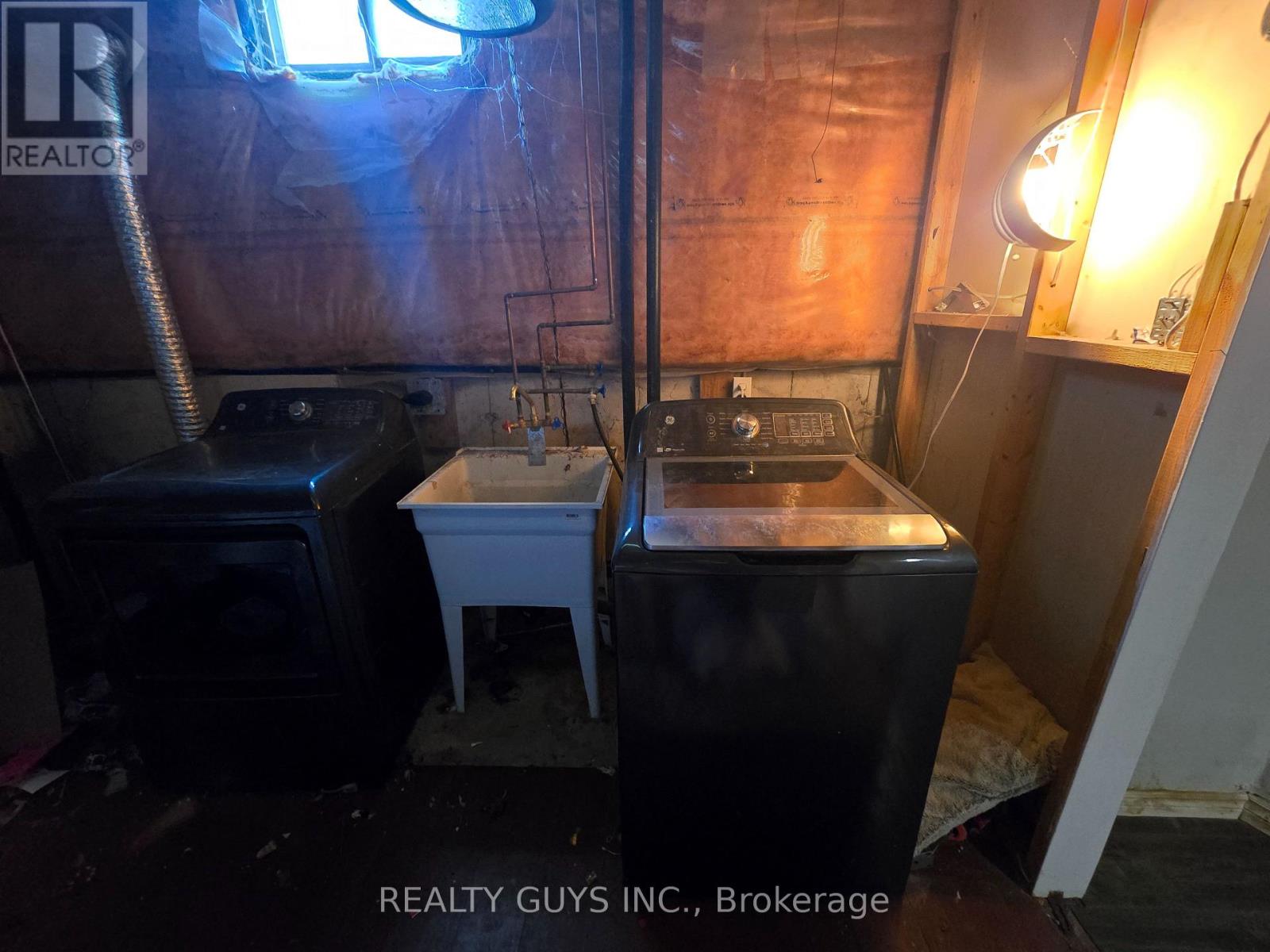 Laundry room, storage room and furnace room