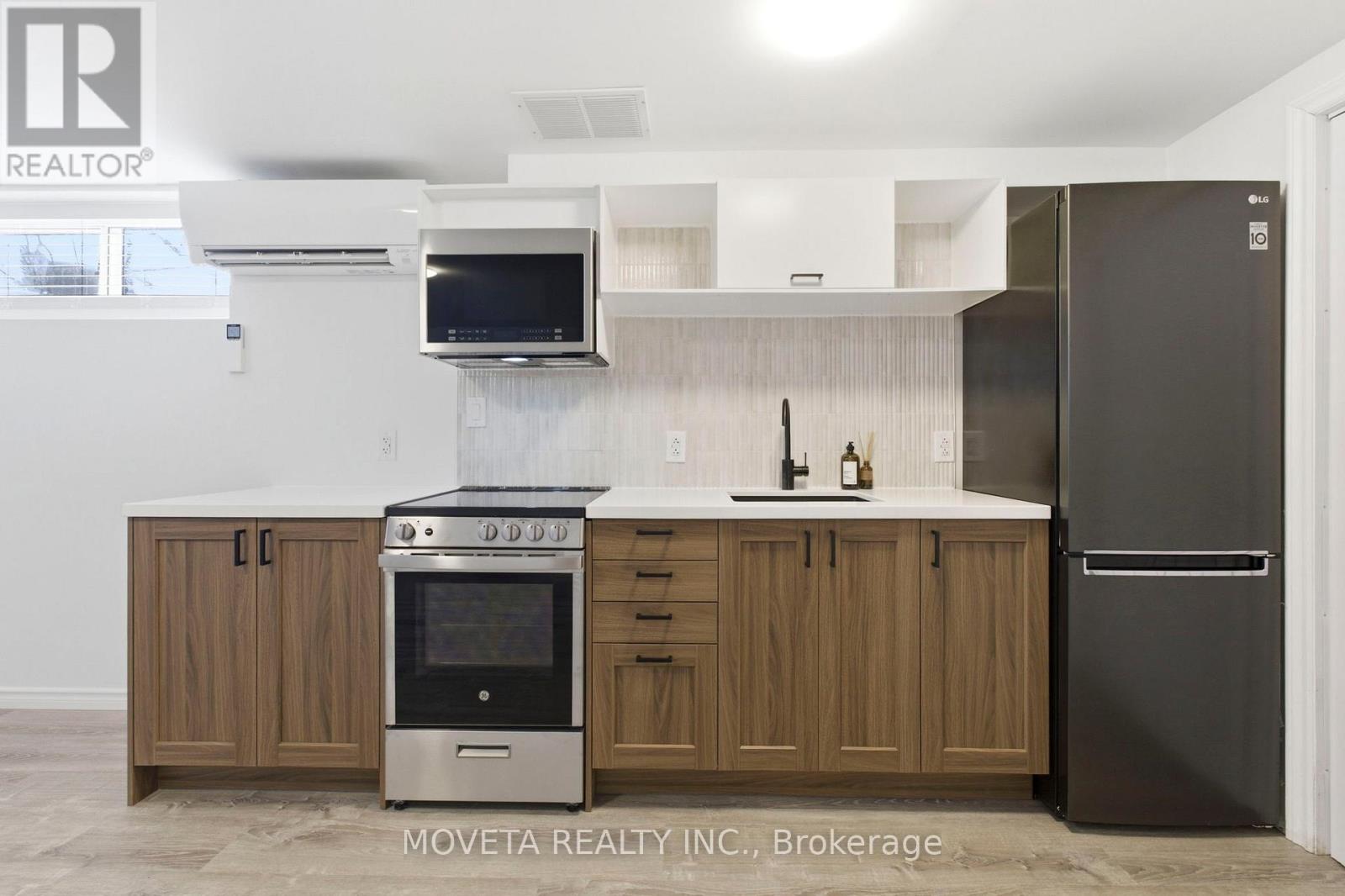 Brand New Kitchen and Appliances in Basement