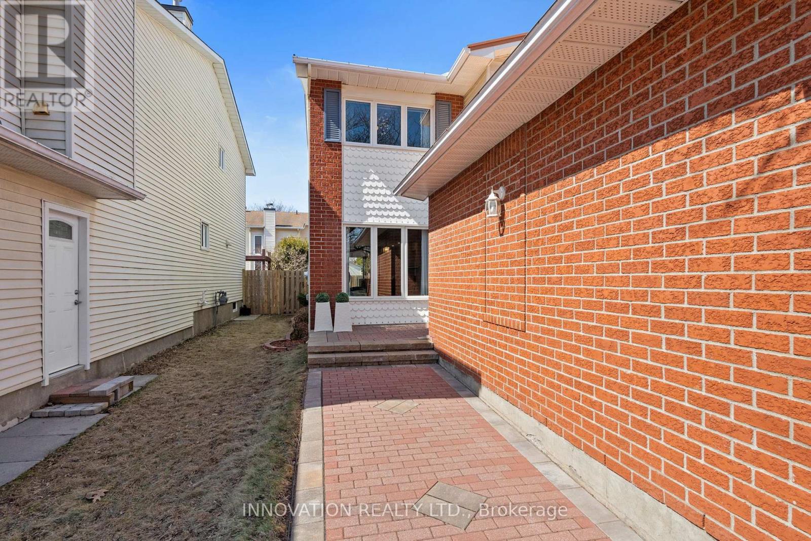 Interlock walkway and porch for morning coffee