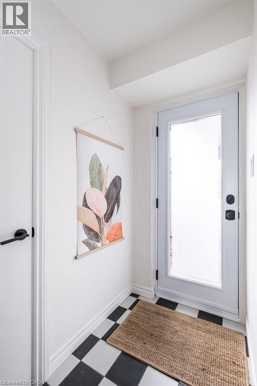 2nd main floor entrance used as a side door.