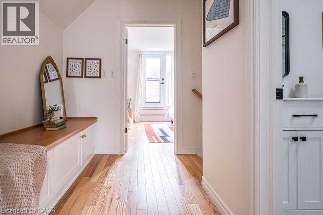 The floors are so stunning they must be mentioned more than once. Upper level features oak hardwood flooring with a natural finish supplied by Wood Floors Stairs Direct Dundas.