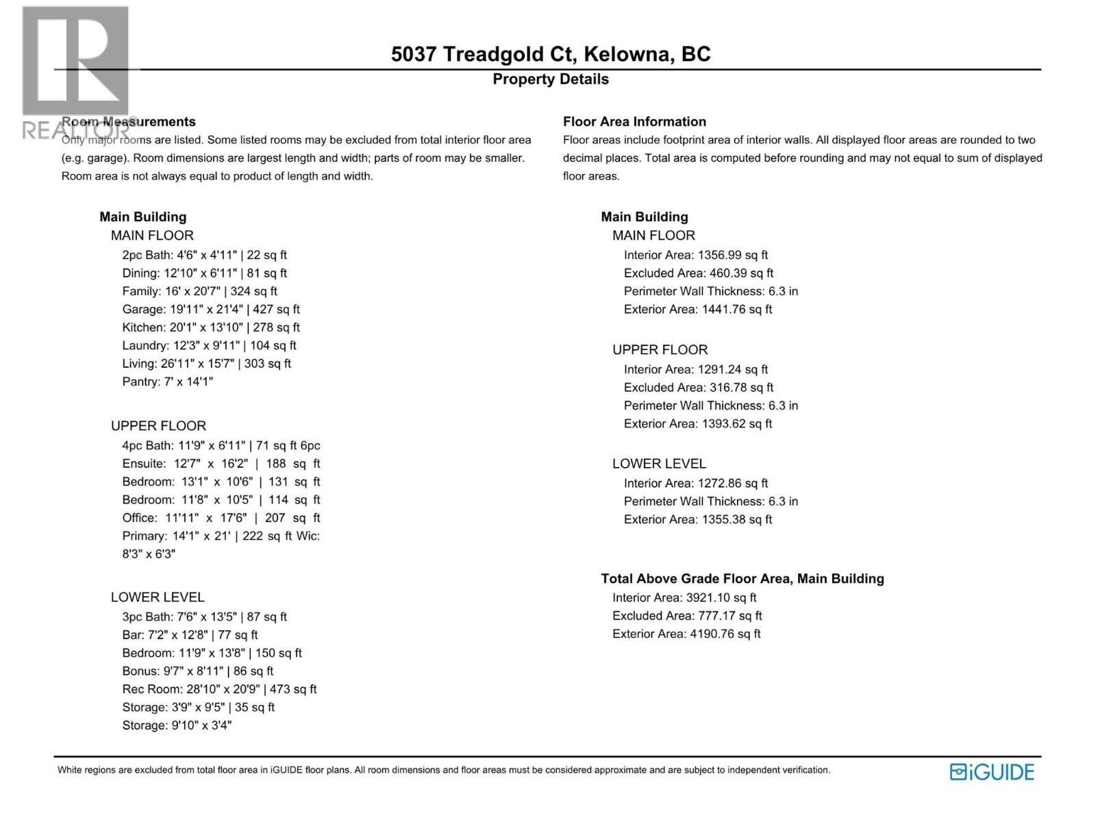 5037 Treadgold Court, Kelowna
