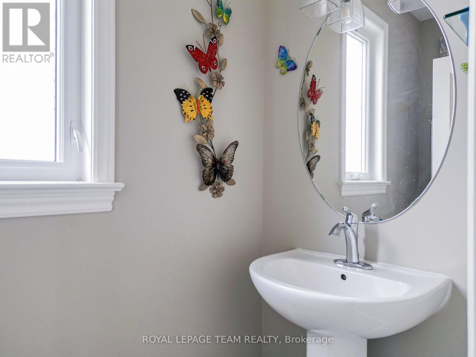 Powder room on the main floor