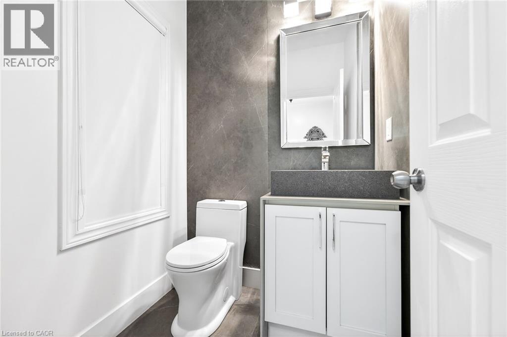 Stylish powder room