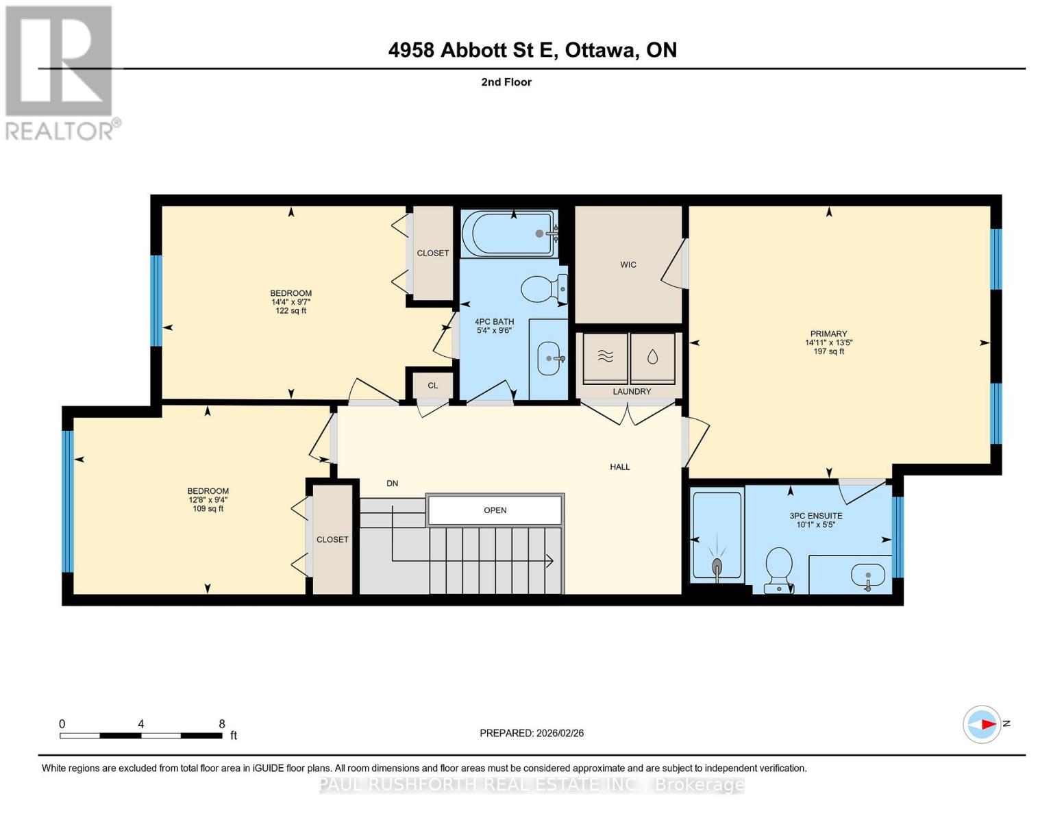 iGuide Floor Plan-Second Level