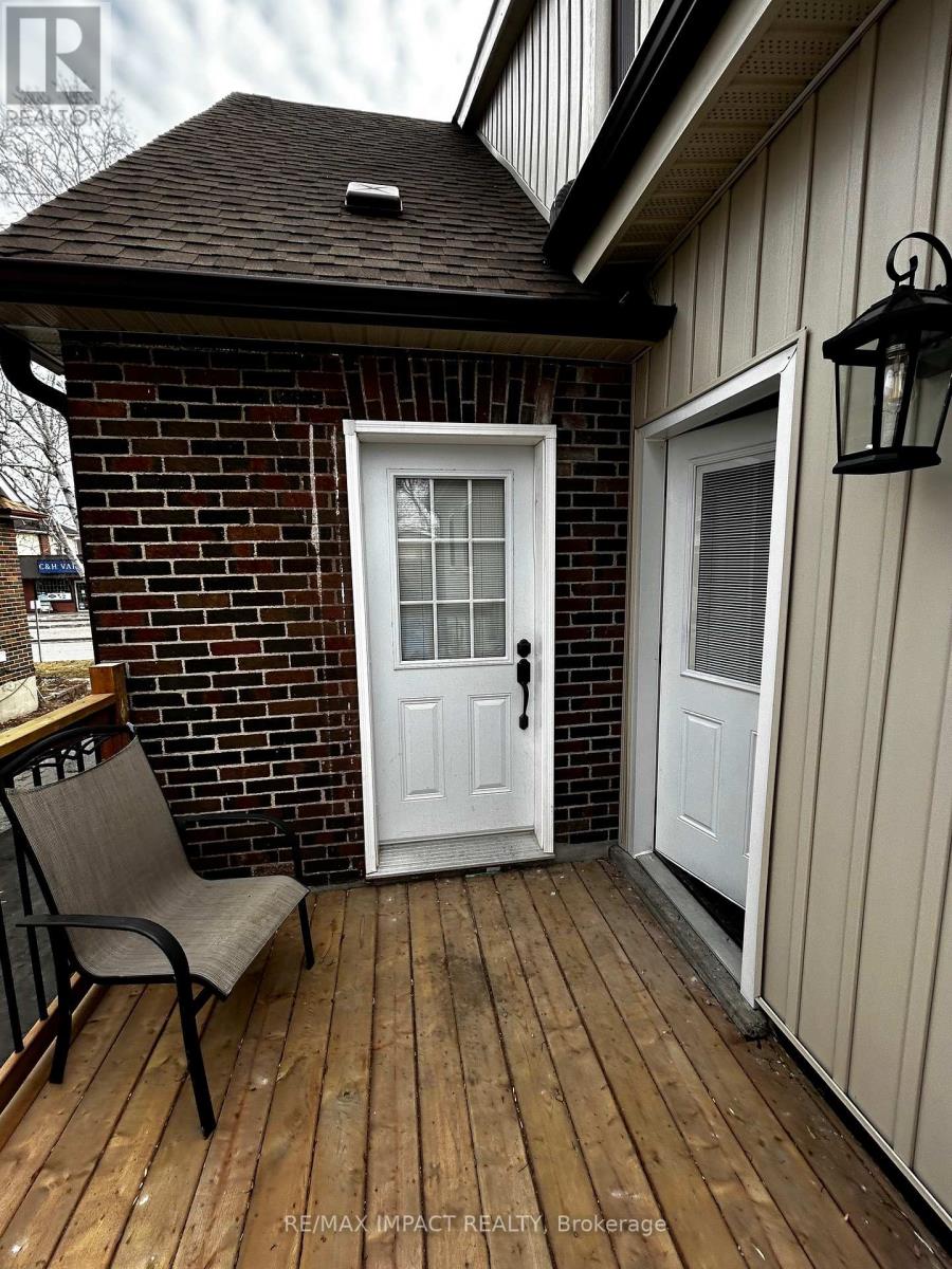Side doors original House and new addition