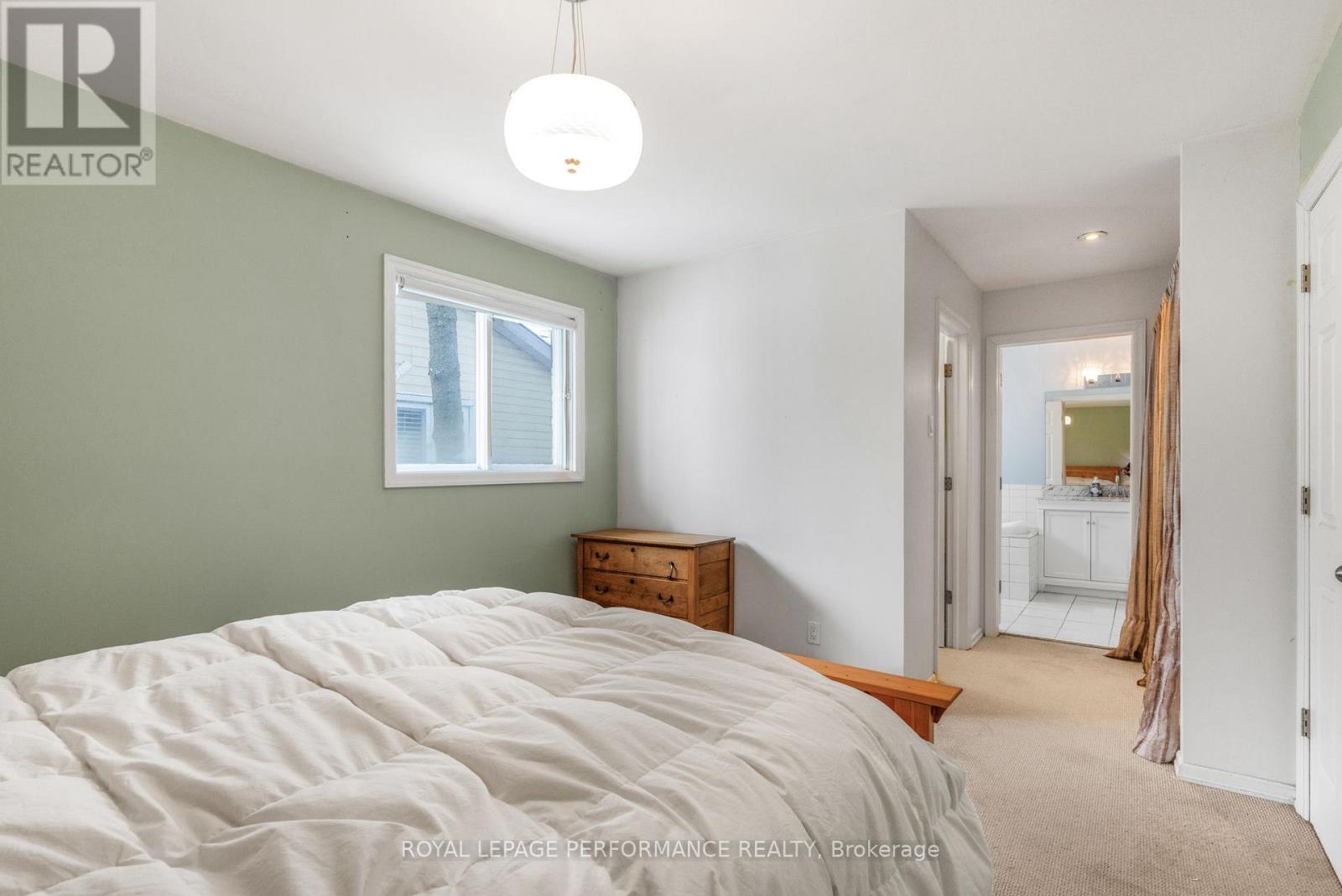 Main floor bed with walk in closet