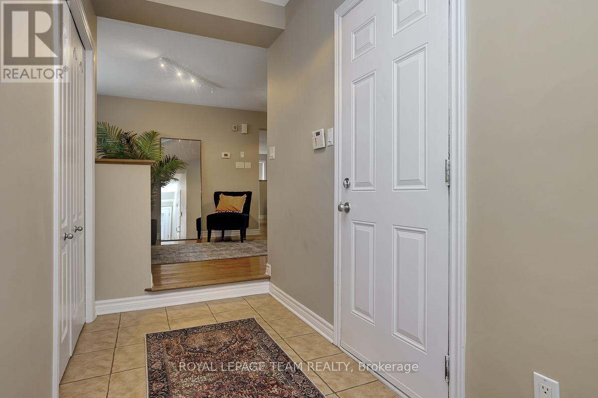 View as you enter the front door.