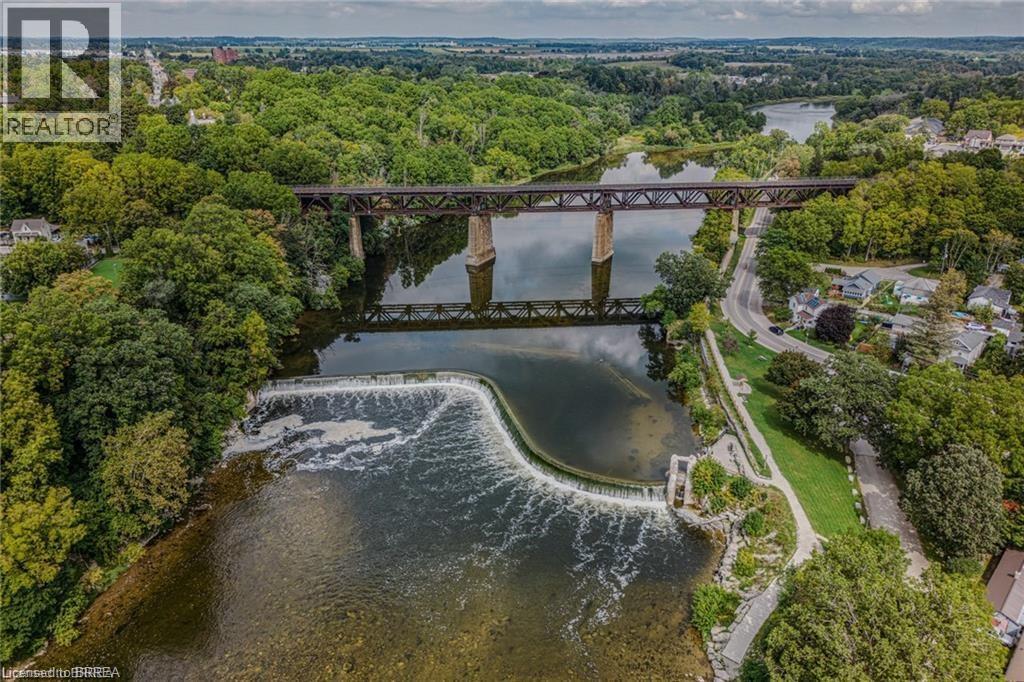 Train Bridge and the Grand River