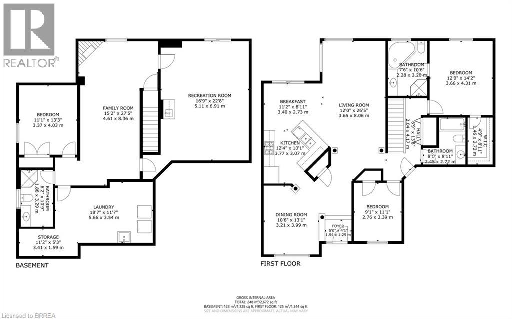 Both the Main floor and Lower Level