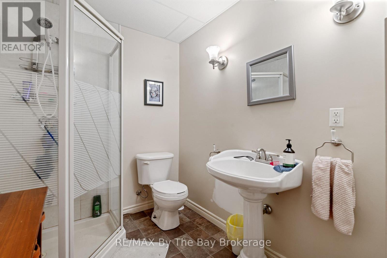Lower level bathroom