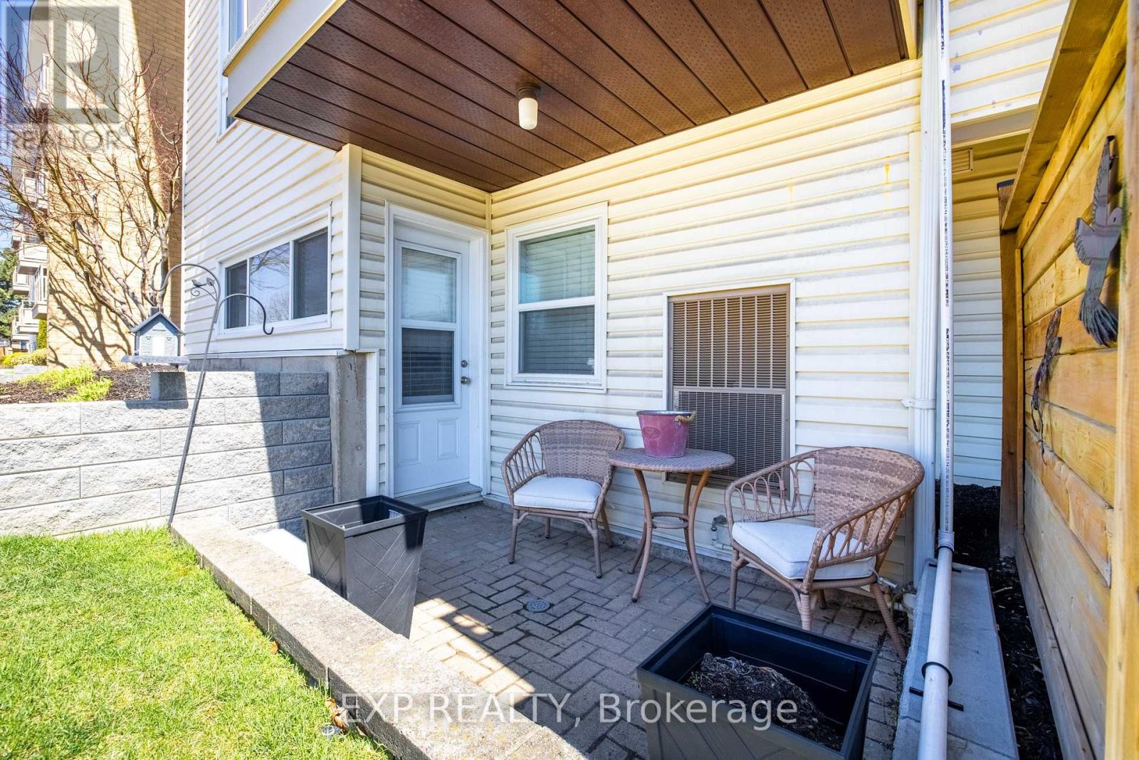 Private patio