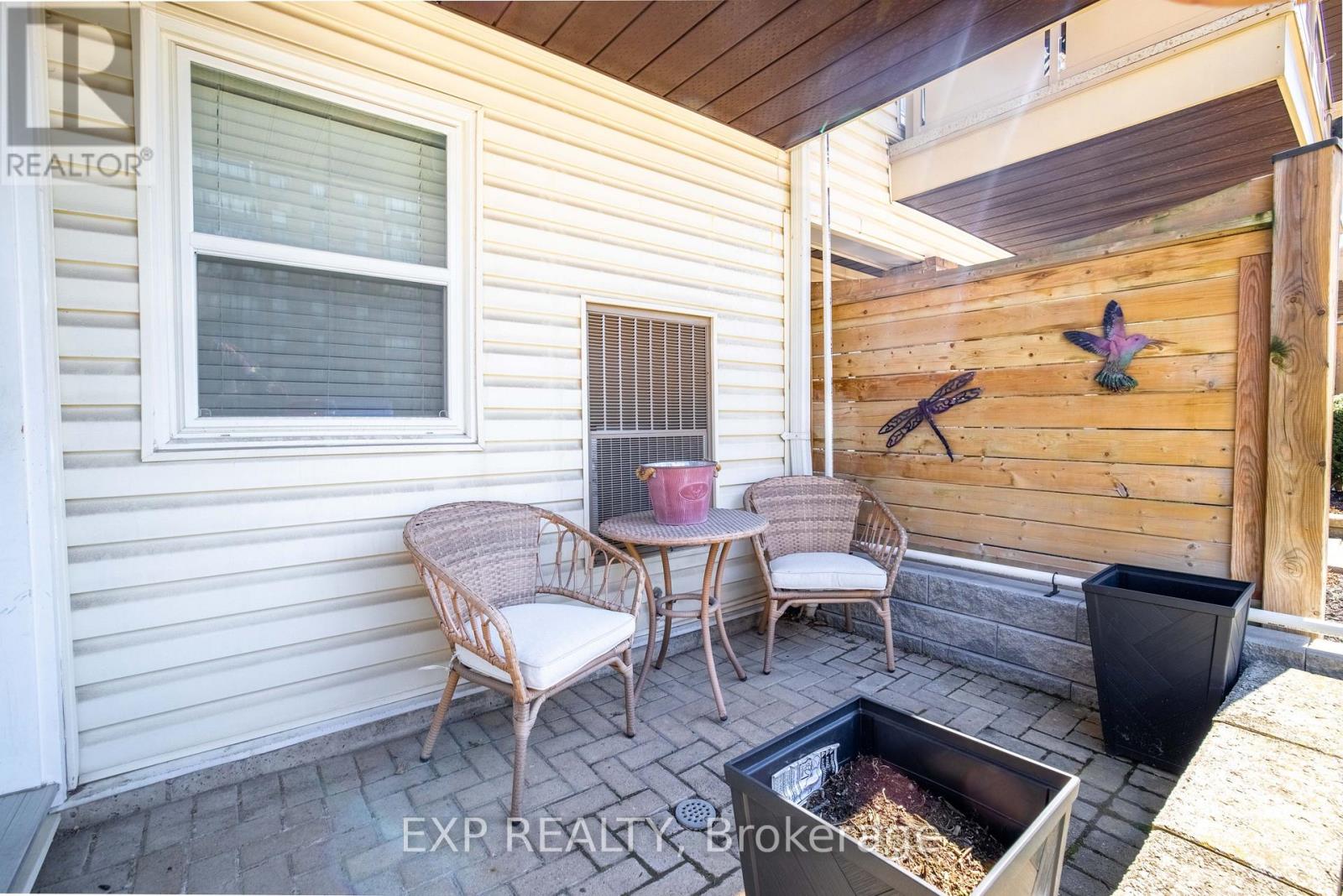 Private patio