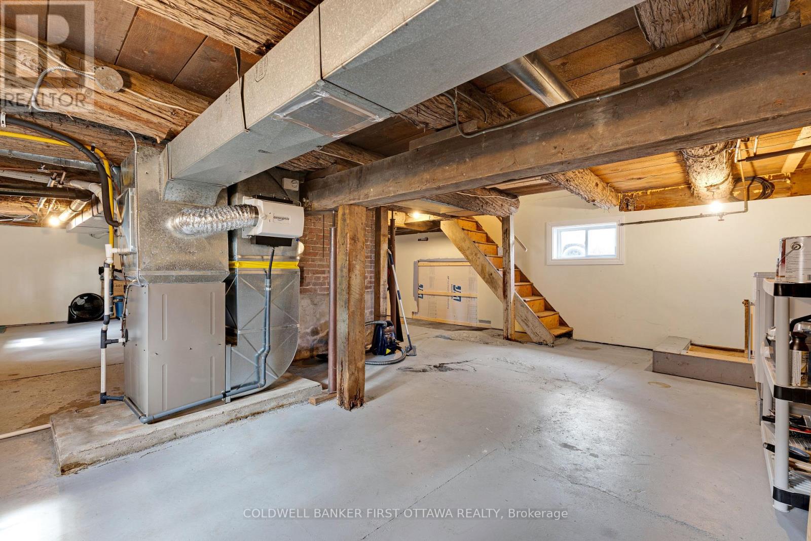 Basement walls insulated & drywalled
