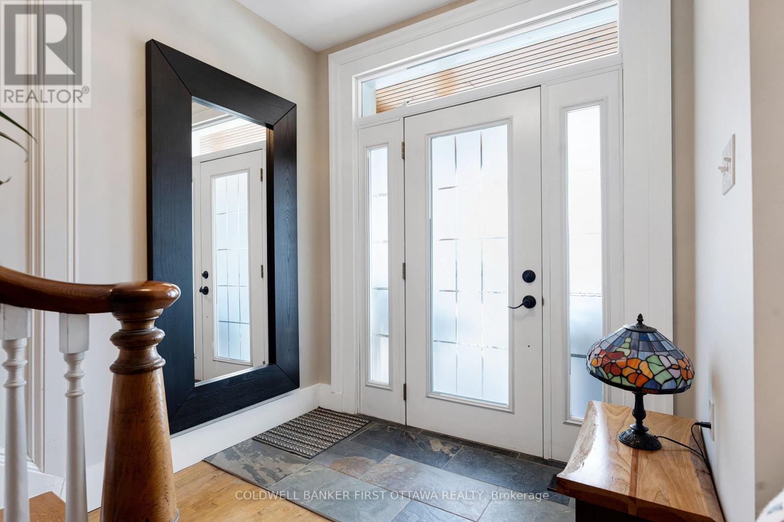 Attractive front door welcomes you home