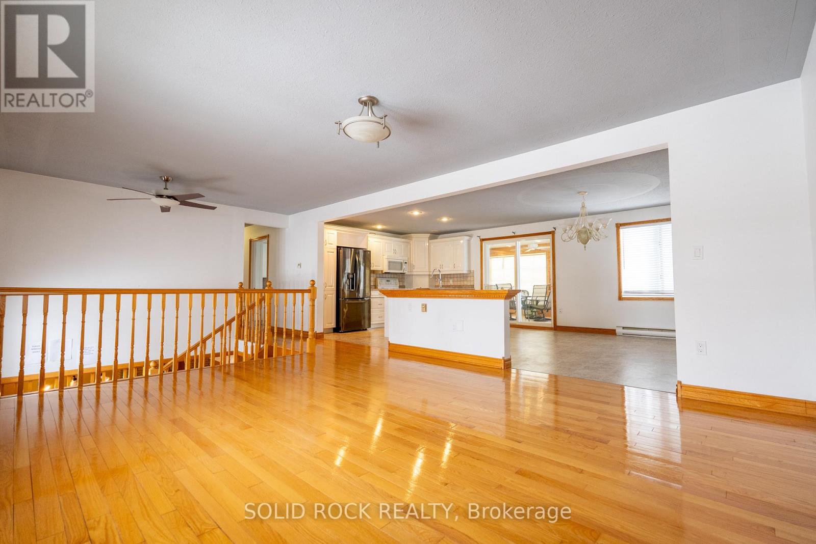 Living Room into Dining/Kitchen