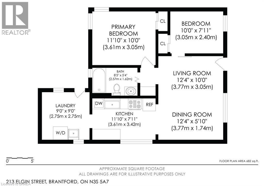 Inside detached garage