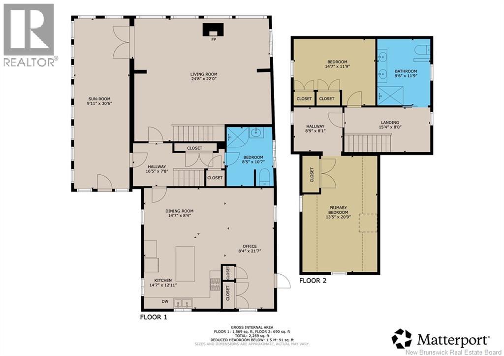 Main house floor plan.