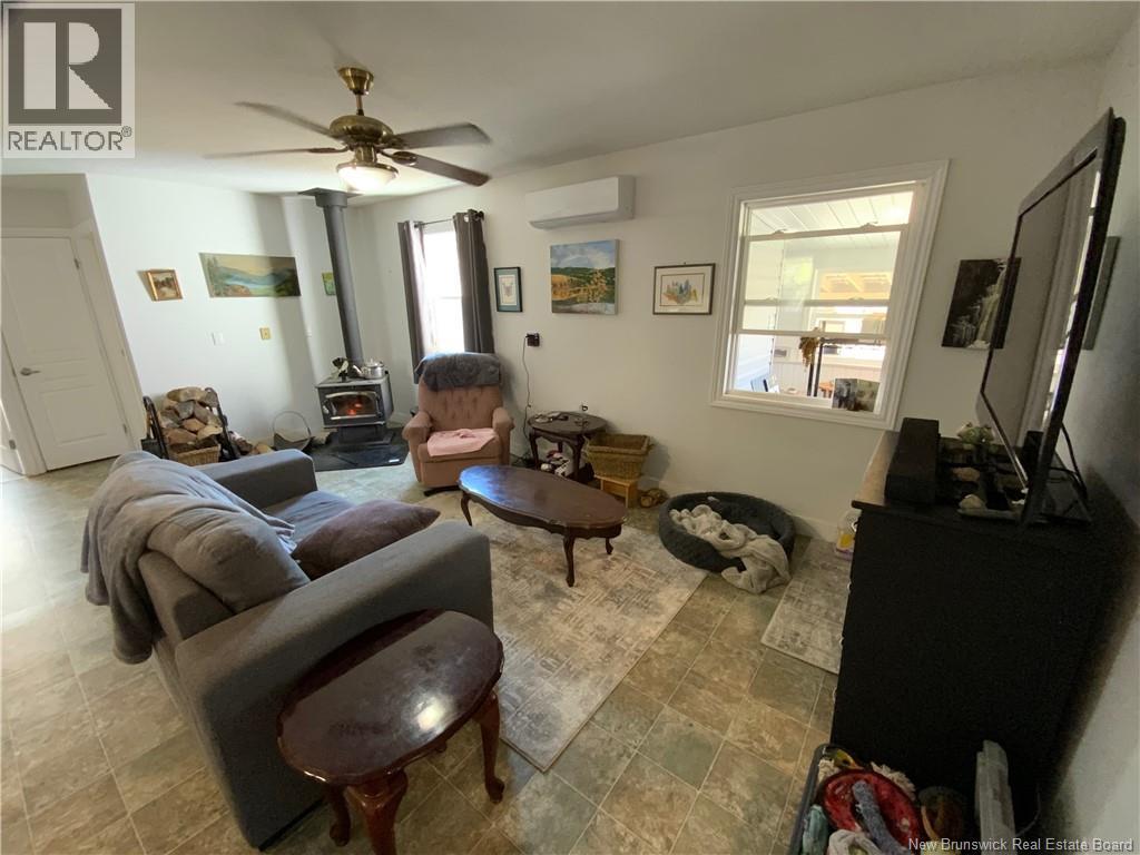 Open concept Kitchen, Dining and living room.