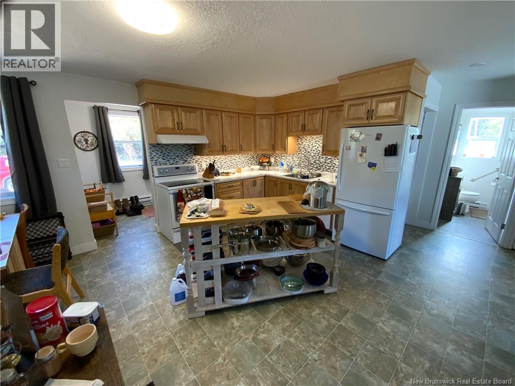 Open concept Kitchen, Dining and living room.