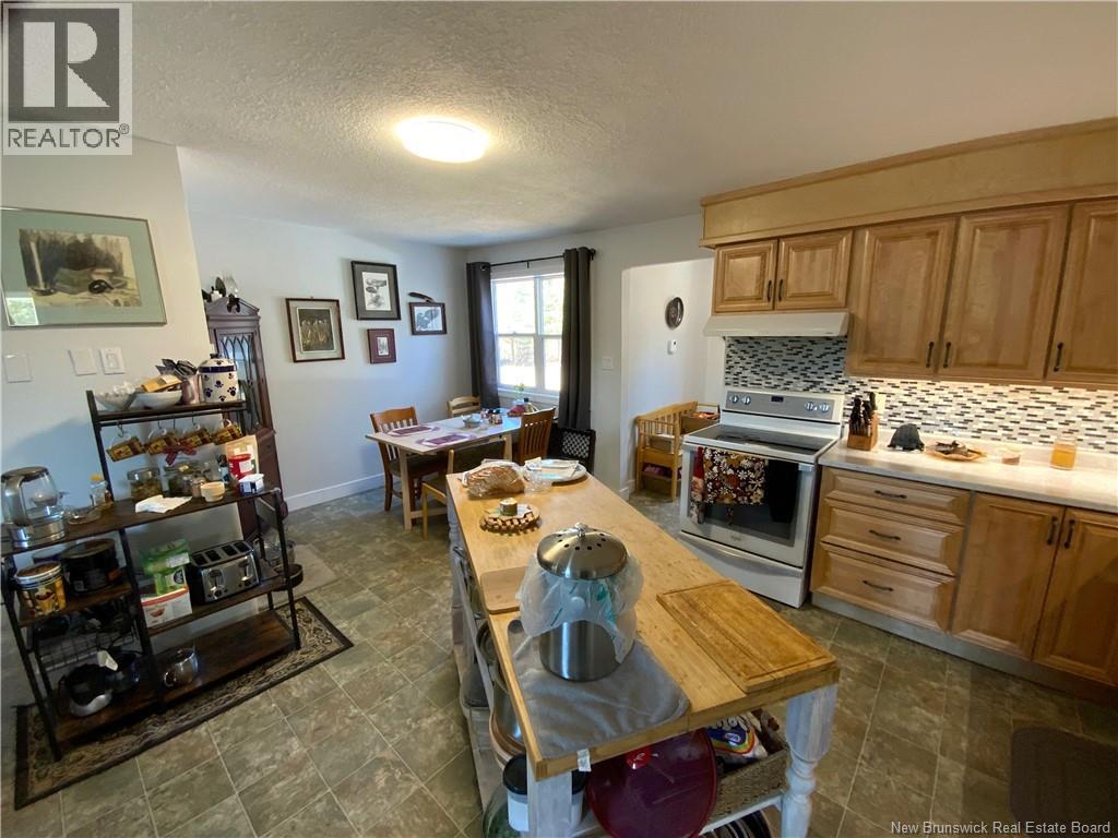 Open concept Kitchen, Dining and living room.